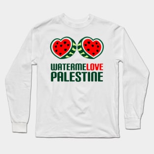 Watermelove for Free Palestine Long Sleeve T-Shirt